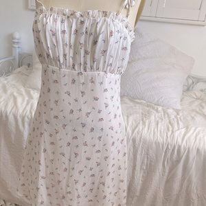 Lulus white mini dress cami